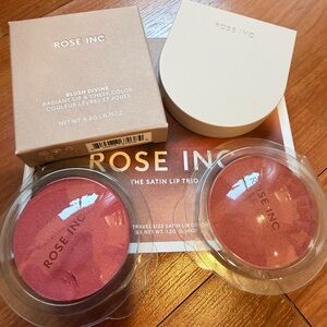 Rose Inc  Lip & Cheek Color — highlighter & lipsticks mini